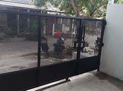 Contoh Pintu Pagar Besi Plat